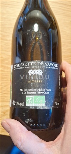Savoie en Bugey Roussette de Savoie Julien Viana Altesse 2021