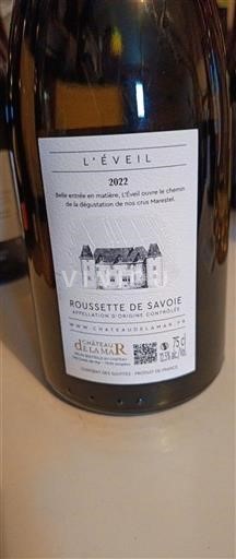 Saboya y Bugey Roussette de Saboya Château La Mar L'Éveil 2022