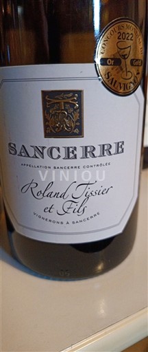 Thung lũng sông Loire Sancerre. Roland Tissier et Fils 2021