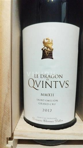 Burdeos Saint-Émilion Gran Cru Château Quintus Le Dragon de Quintus 2012