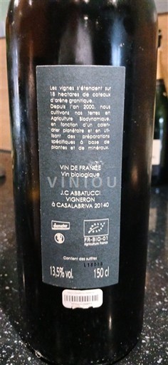 Korsika Nespecifikováno Domaine Comte Abbatucci Neročník