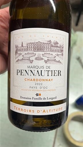 Languedoc và Roussillon Vùng đất Oc Marquis de Pennautier Terroirs d'Altitude 2022