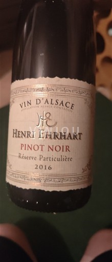 Alsace Henri Ehrhart Réserve Particulière 2016
