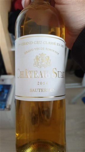 Burdeos Sauternes Grand Cru Château Suau 2014