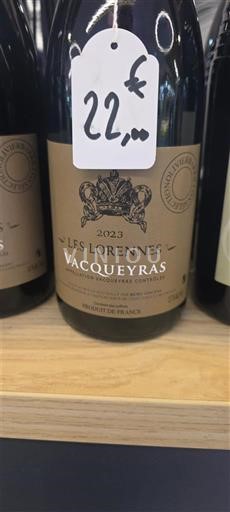 Thung lũng Rhône Vacqueyras Les Lorennes 2023