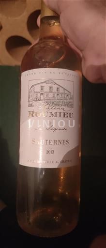 Bordeaux Sauternes Château Roumieu Les Légendes 2013