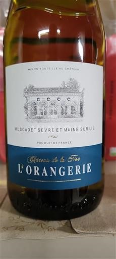 Vallée de la Loire Muscadet-sèvre-et-maine Domaine La Noë L'Orangerie 2023