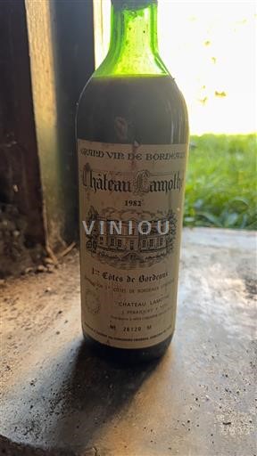 Burdeos Côtes-de-Bordeaux Château Lamothe 1982