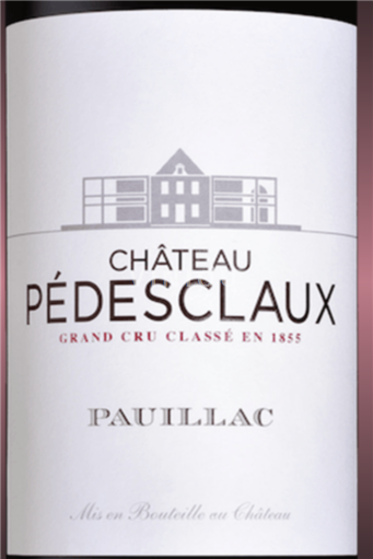Bordeaux Pauillac Château Pédesclaux Grand cru classé 2019