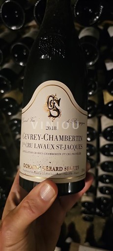 Bourgogne Premier Cru Domaine Gérard Seguin 1er Cru Lavaux St-Jacques 2018