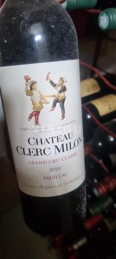 Bordeaux Pauillac Grand Cru Château Clerc Milon 2015