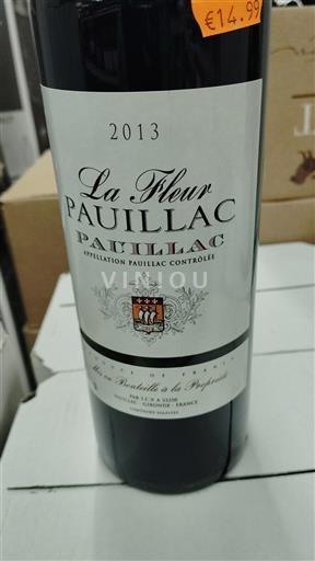 Bordeaux Pauillac La Fleur Pauillac 2013