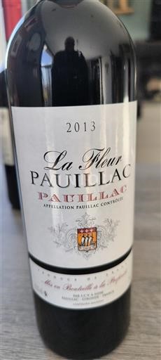 Bordeaux Pauillac La Fleur Pauillac 2013