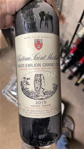 Bordeaux Saint-Émilion Grand Cru Grand Cru Château Saint-Martin 2015