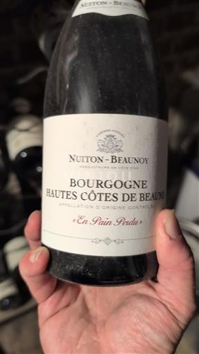 Bourgogne Không được chỉ định Nuiton-Beaunoy En Pain Perdu Không niên vụ