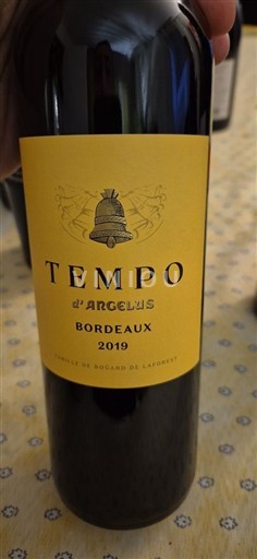 Бордо Angélus Tempo d’Angélus 2019