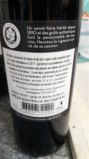 Bordeaux Sébastien Petit 2020