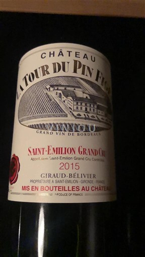 Burdeos Saint-Émilion Gran Cru Grand Cru Château La Tour du Pin Figeac 2015