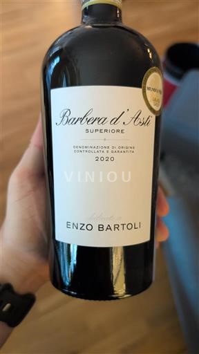 Piemonte Barbera d'Asti Enzo Bartoli Barbera d'Asti Superiore 2020