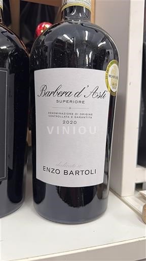 Вина Rouge sec Barbera d'Asti Superiore Enzo Bartoli 2020 Italija Pijemont Barbera d'Asti DOC