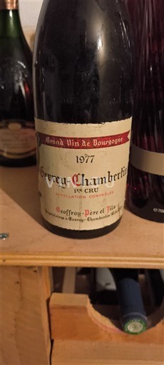 Bourgondië Gevrey-Chambertin Premier Cru Geoffroy Père et Fils 1977
