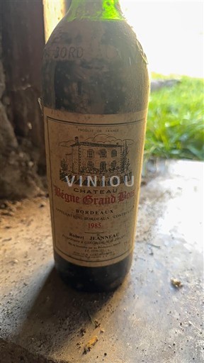 Bordeaux Château Bégne Grand Bois 1985