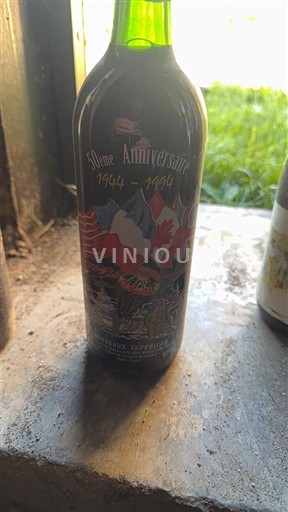 Bordeaux Bordeaux Supérieur Château Supiot 50ème Anniversaire 1944-1994 1994