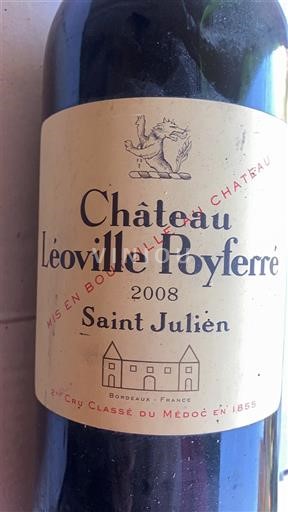 Bordeaux Saint-Julien Château Léoville Poyferré 2008