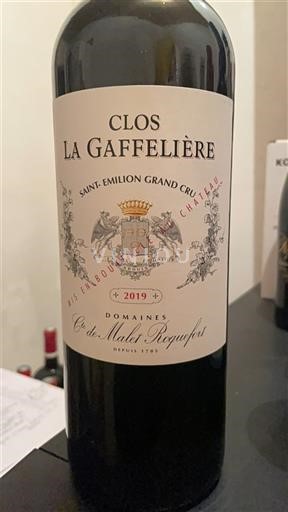 Bordeaux Saint-Émilion Grand Cru Clos La Gaffelière 2019