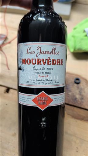 Languedoc và Roussillon Vùng đất Oc Les Jamelles Mourvèdre Cépage Rare 2020