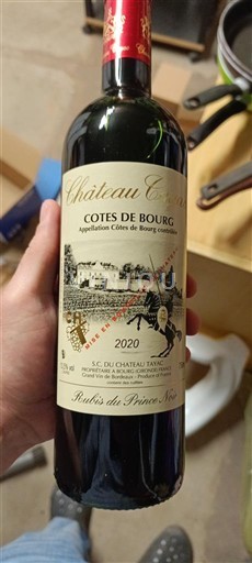 Bordeaux Côtes-de-bourg Château Tayac Relais du Prince Noir 2020