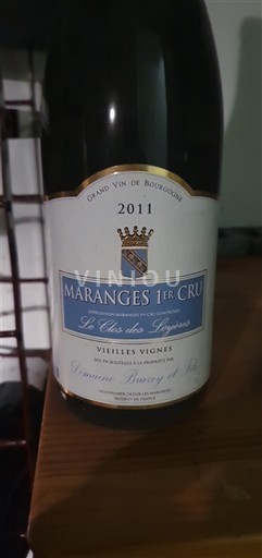 Borgogna Non specificato Premier Cru Domaine Baury et Fils Le Clos des Loyères Vieilles Vignes 2011