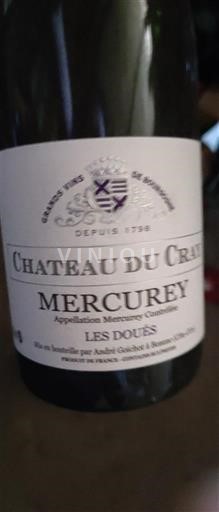 Borgoña Mercurey Château Cray Les Douës Sin añada