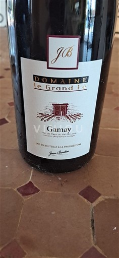 Loiredalen Domaine Le Grand Fe Icke årgångsbetecknad