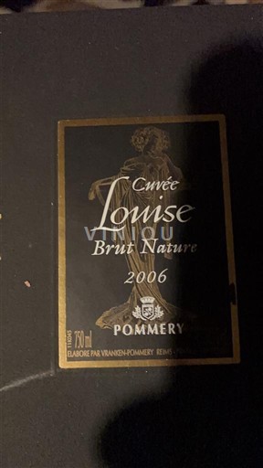 Champagne Šampanské Pommery Louise Brut Nature 2006