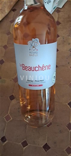 Loiredalen Rosé de Loire Pétard Bazile Le Beauchêne Icke årgångsbetecknad