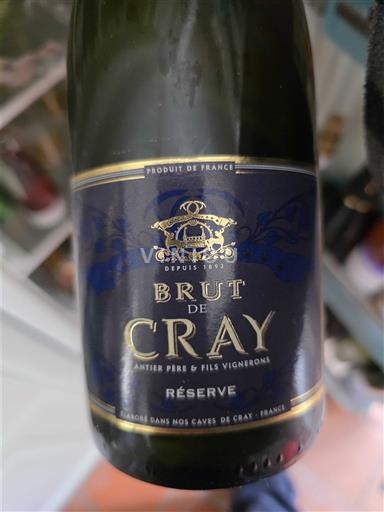 Champagne Šampanské Antier Père & Fils Brut de Cray Réserve Neročník