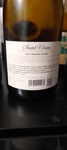 Borgogna Saint-Véran Aux Grandes Vignes 2024