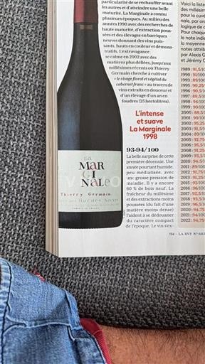 Loiredalen Saumur-champigny Domaine Des Roches Neuves La Marginale Icke årgångsbetecknad