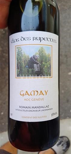 Ženeva Nespecifikováno Dos des Rupettes Gamay 2022