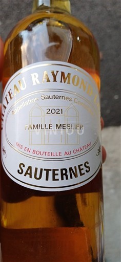 Bordeaux Sauternes Château Raymond-Lafon Famille Meslier 2021