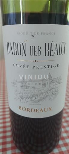 Bordeaux Baron des Réaux Prestige 2018