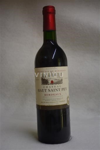 Bordeaux Saint-Émilion Château Haut Saint Pey 2003