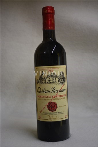 Bordeaux Bordeaux supérieur Château Recougne 2000