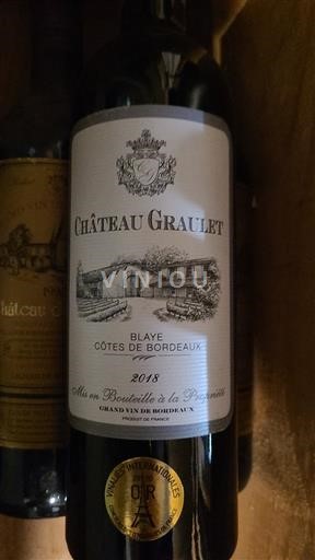 Bordeaux Blaye-Côtes-de-Bordeaux Château Graulet 2018