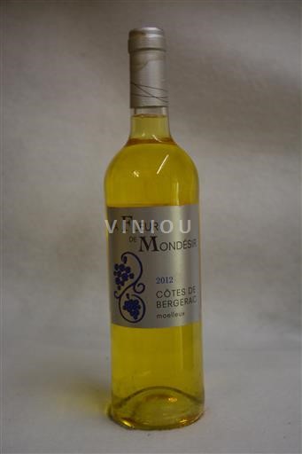 Sydvestfrankrig Côtes-de-bergerac La Fleur de Mondésir 2012