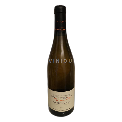 Bourgogne Pouilly-fuissé Domaine Trouillet 2012