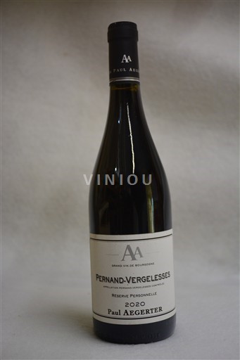 Borgogna Pernand-Vergelesses Paul Aegerter réserve personnelle 2020