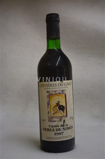 Vale do Ródano Costières de Nîmes Costières du Gard féria de Nimes 1987