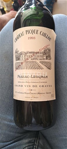Bordeaux Pessac-Léognan Château Picque Caillou 1993